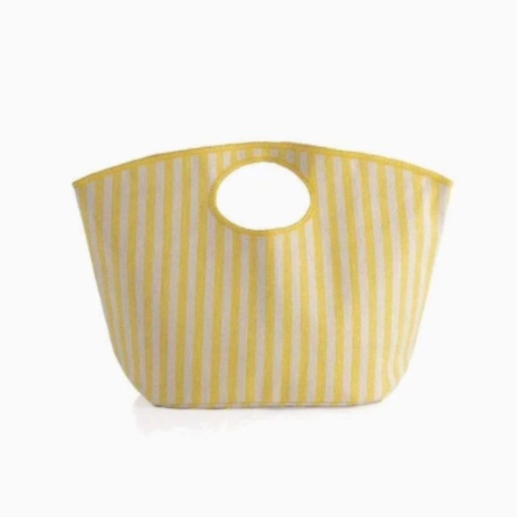 Shiraleah Lolita Striped Tote (Yellow) - Picture 2 of 5